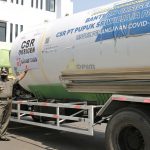 Pusri dan Sinarmas Salurkan CSR 12,3 Ton Liquid Oksigen untuk RS di Lampung