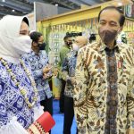 Wagub Nunik dan Riana Sari Arinal Hadiri Inacraft Fair