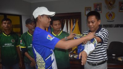 Jelang Pekan Olahraga Wartawan Nasional di Jawa Timur, PWI Lampung Gelar Pelatprov