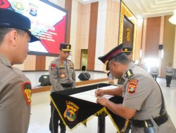 Kapolda Lampung Pimpin Upacara Sertijab 5 Pejabat Utama dan 5 Pejabat Kapolres