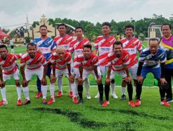 Tim Sepakbola PWI Lampung Masuk Semifinal, Tumbangkan Polda dan Headline