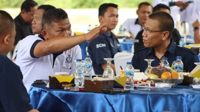 Ketua PWI Lampung Sambangi Markas Brigif 4 Marinir/BS
