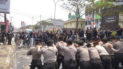 Demo di KPU Lampung Berakhir Ricuh, Berikut Penjelasan Polda